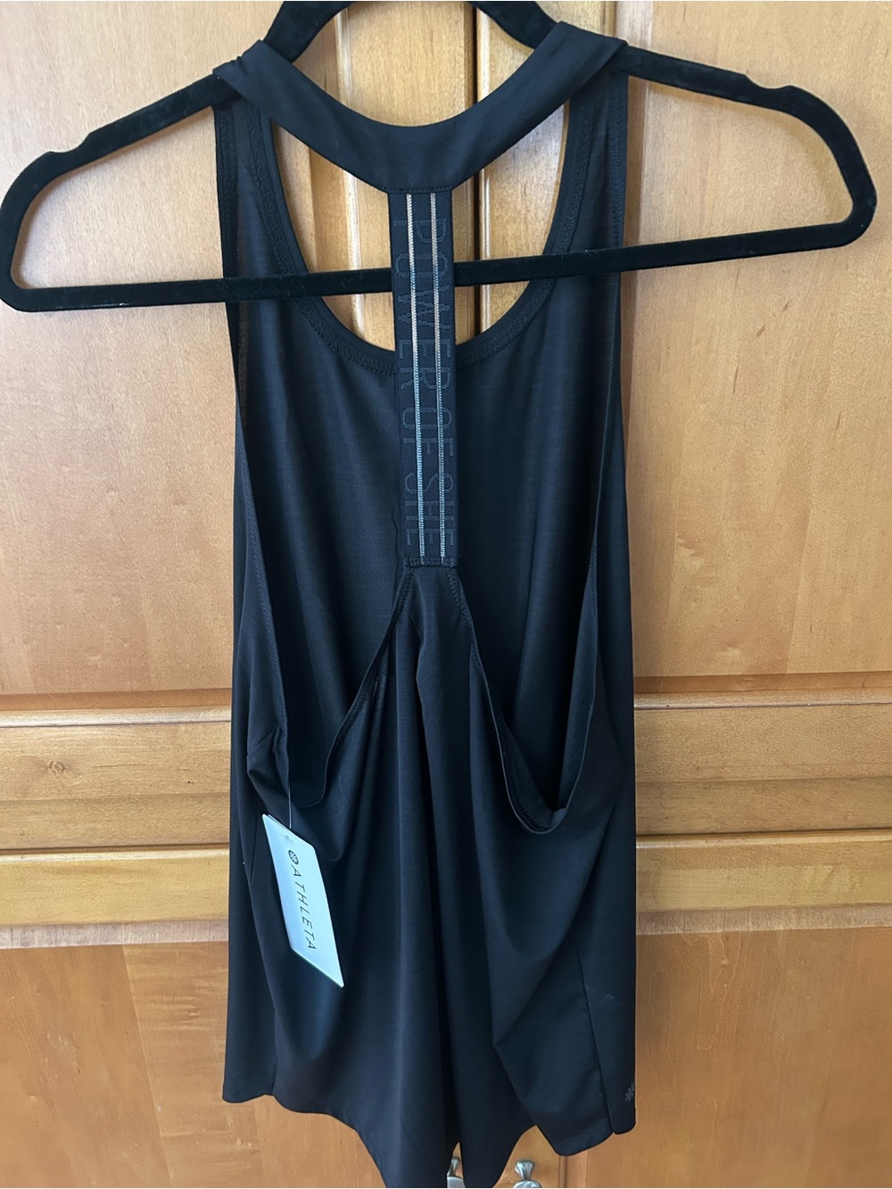 Athleta Black Racerback Tank - Picture 3 of 6